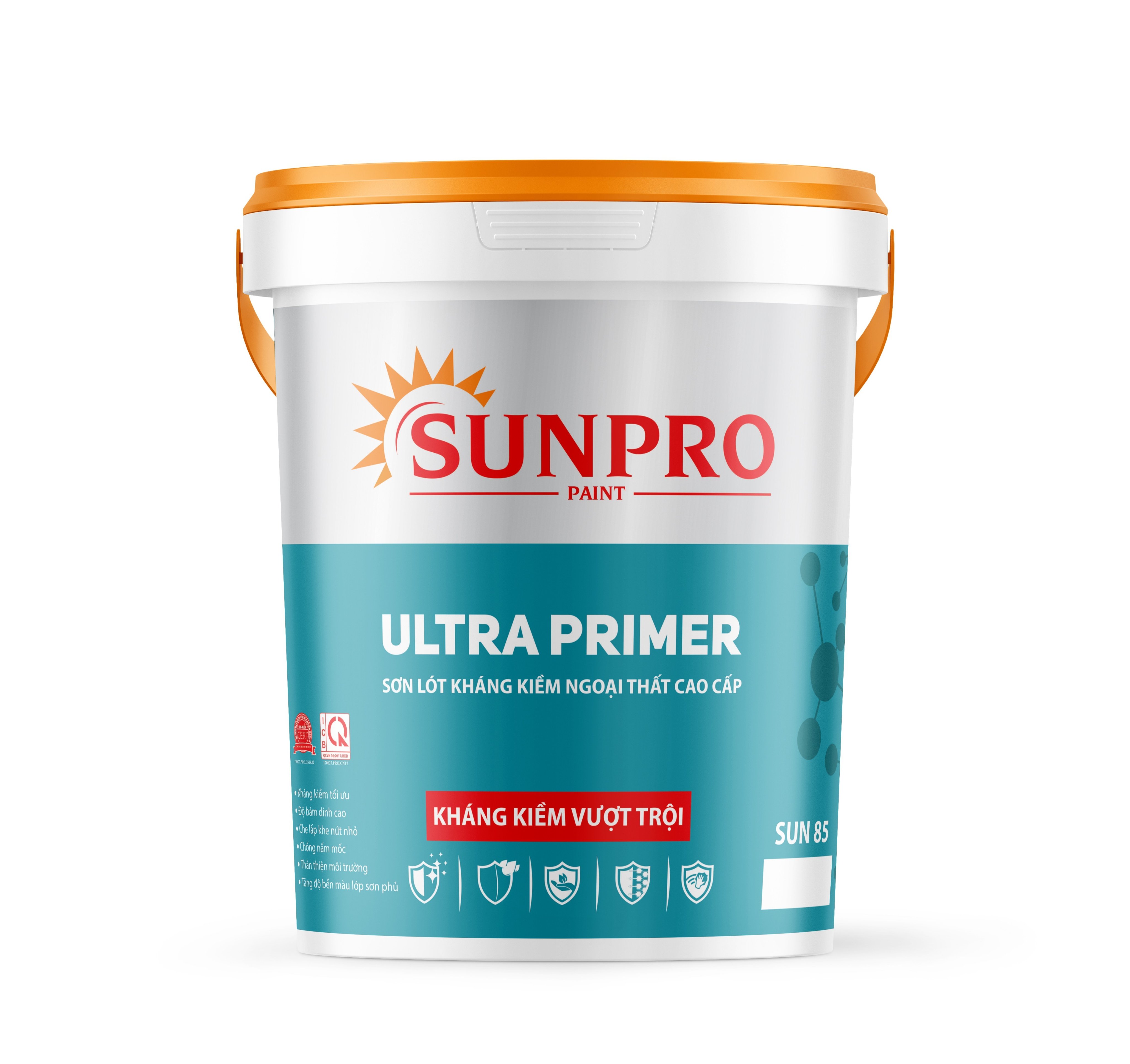 SUN85 - ULTRA PRIMER Sơn lót kháng kiềm ngoại thất cao cấp